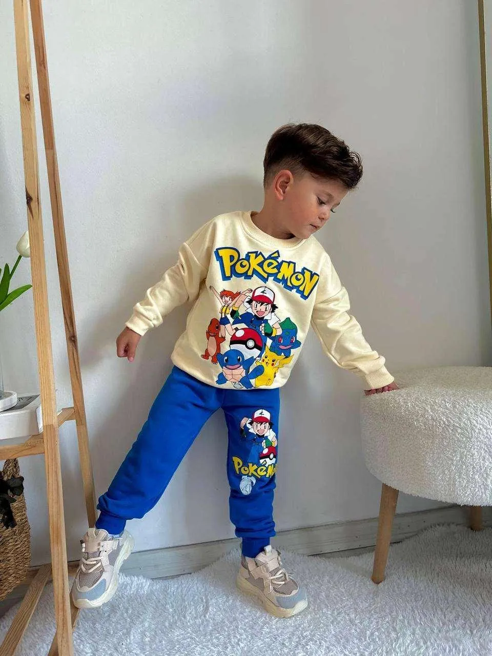 Pokémon Kids Boys High-Quality Cotton Set - Kids Boys (2PCs)