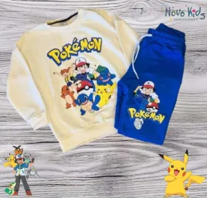 Pokémon Kids Boys High-Quality Cotton Set - Kids Boys (2PCs)