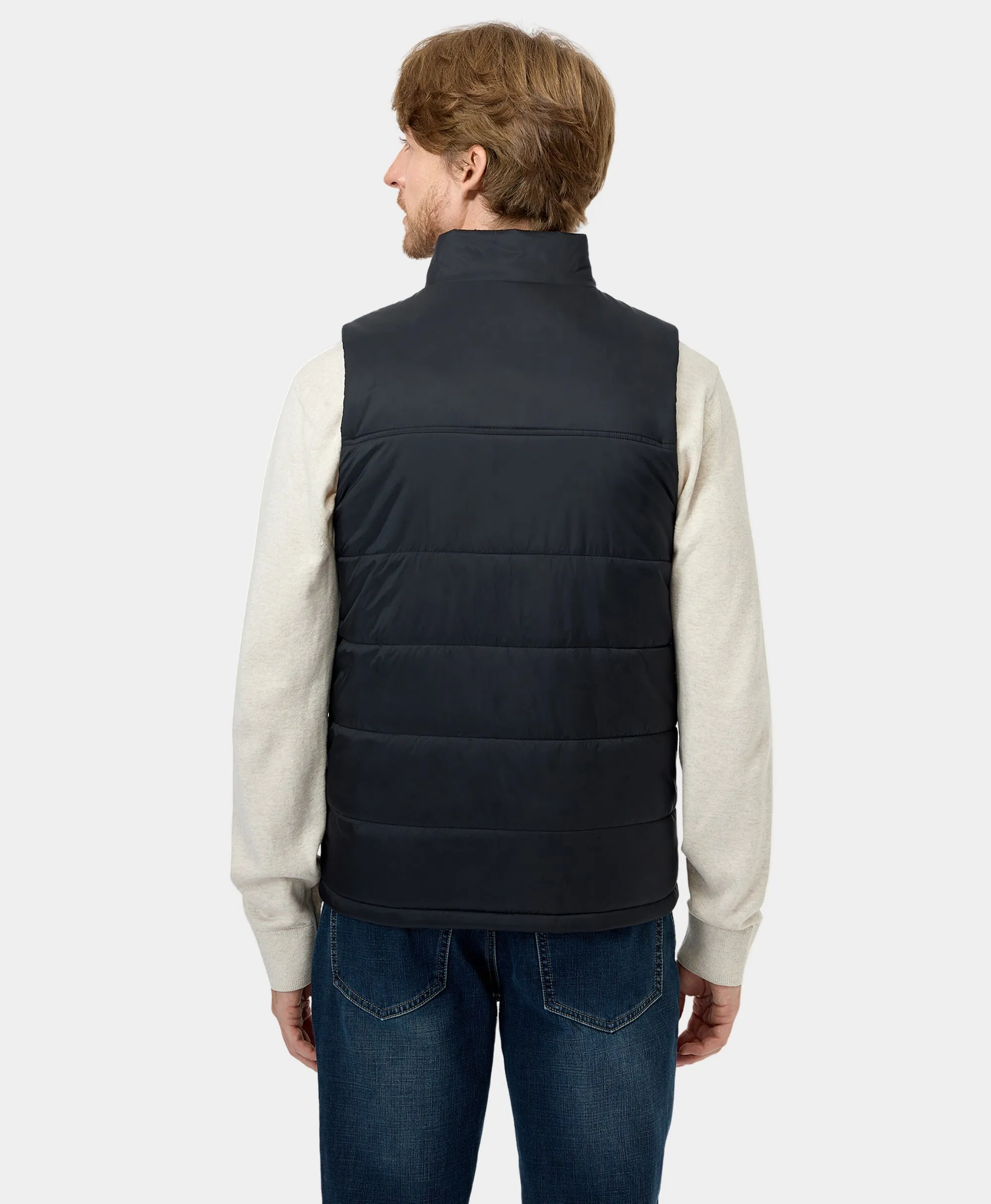 PuffLyte™ Men's Heated Lightweight Vest - Black