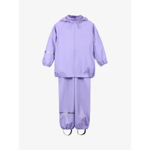 Recycled Rain Suit Set - Purple Rose - 2 Left Size 3-4 years