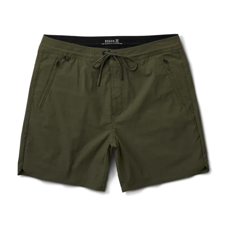 ROARK Layover Trail Shorts 17" - MILITARY