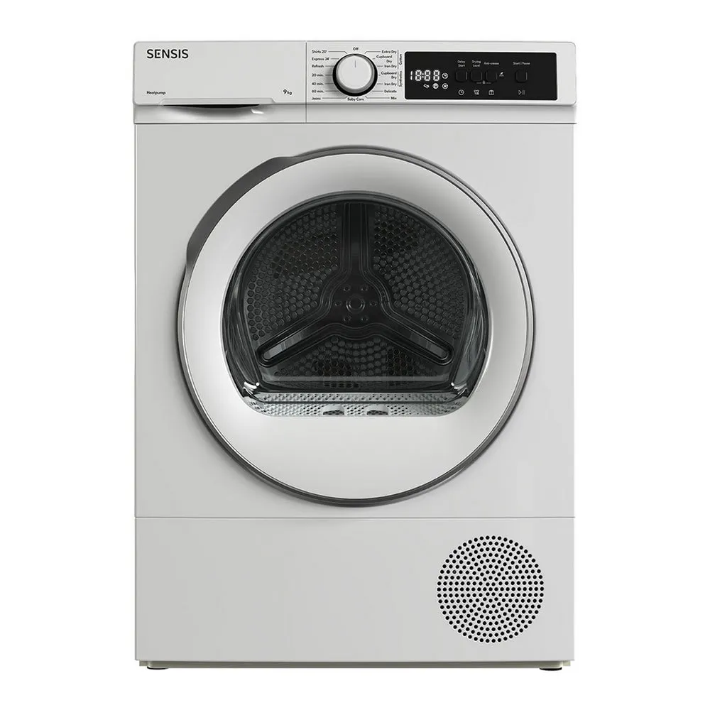 Sensis TDHF019A2W 9kg Heat Pump Tumble Dryer White