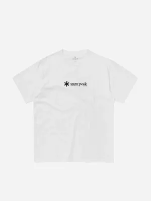 SNOW PEAK SOFT COTTON LOGO SHORT SLEEVE T-SHIRT