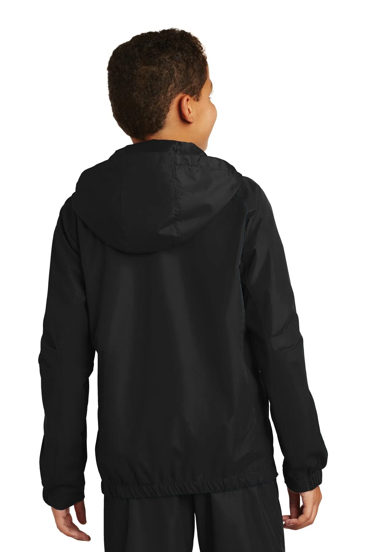 Sport-Tek® Youth Hooded Raglan Jacket. YST73