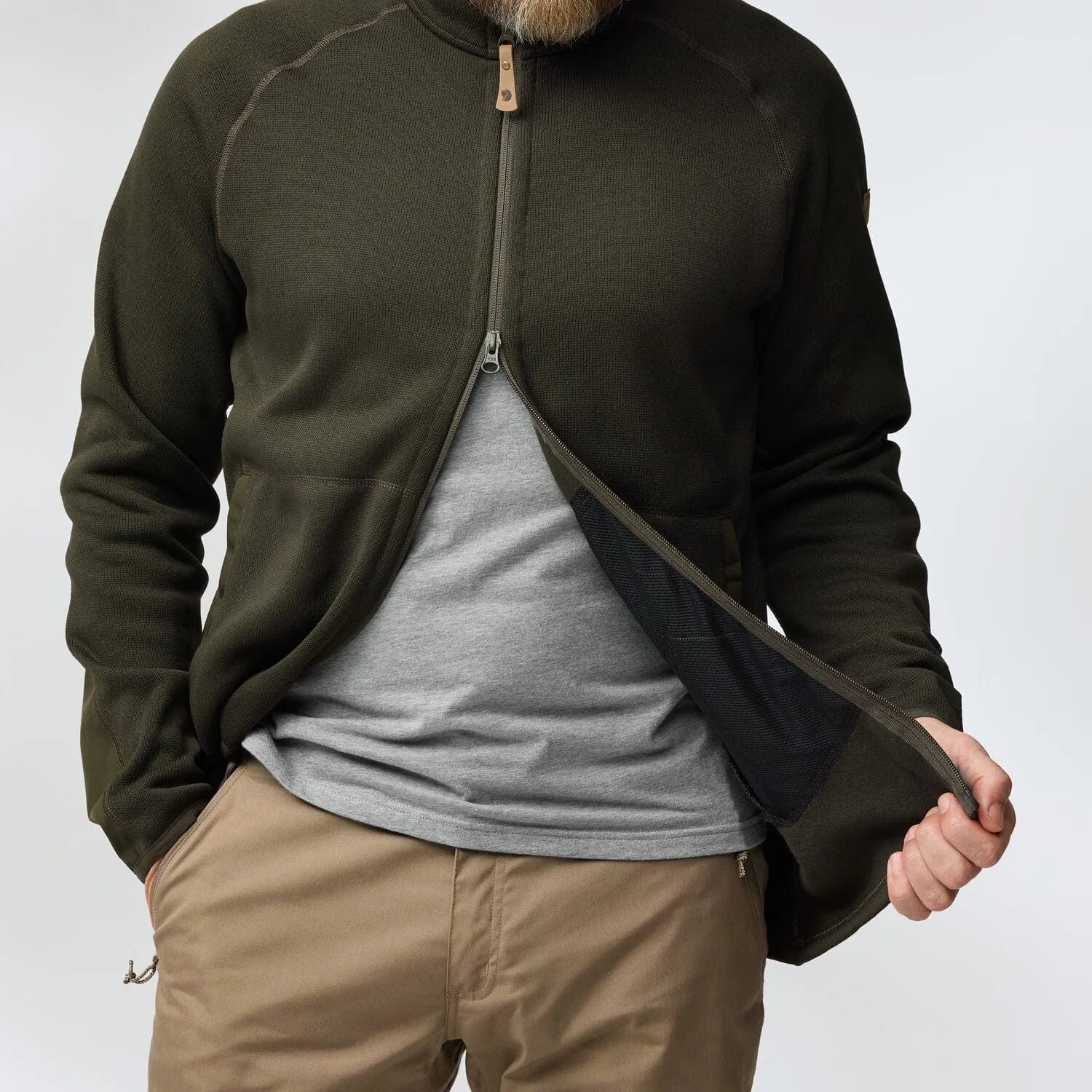 Övik Fleece Zip Sweater M