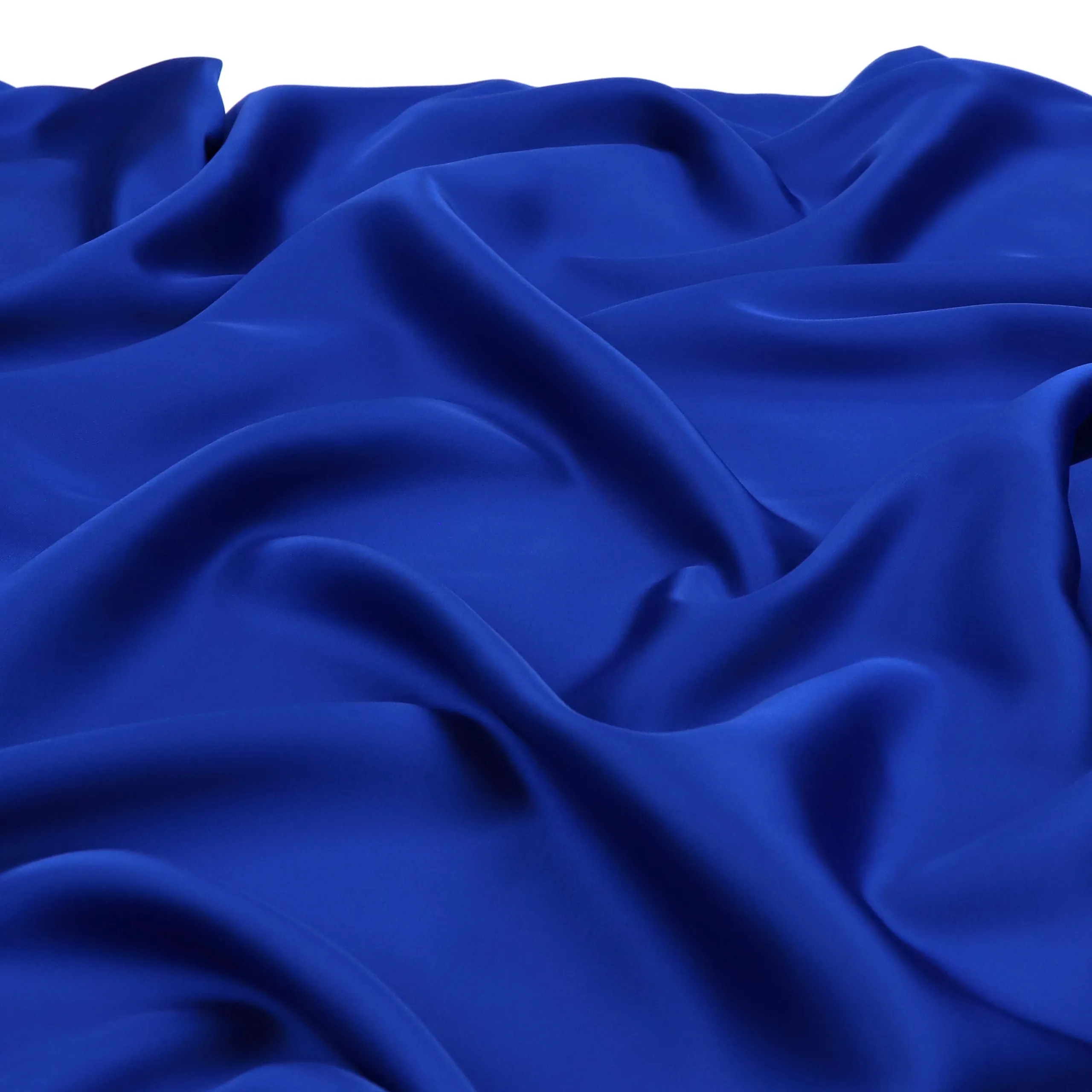 Viscose Satin - Blue