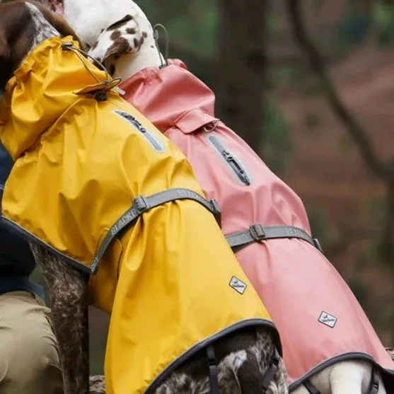 Waterproof Dog Rain Jacket/Riancoat - Yellow