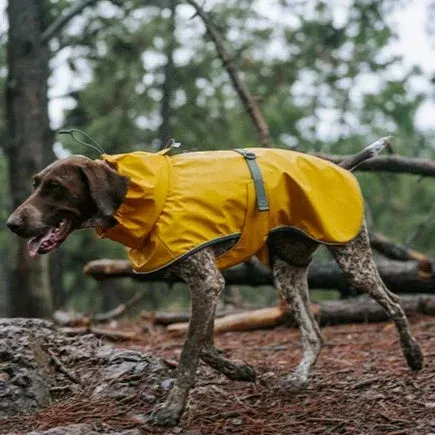 Waterproof Dog Rain Jacket/Riancoat - Yellow