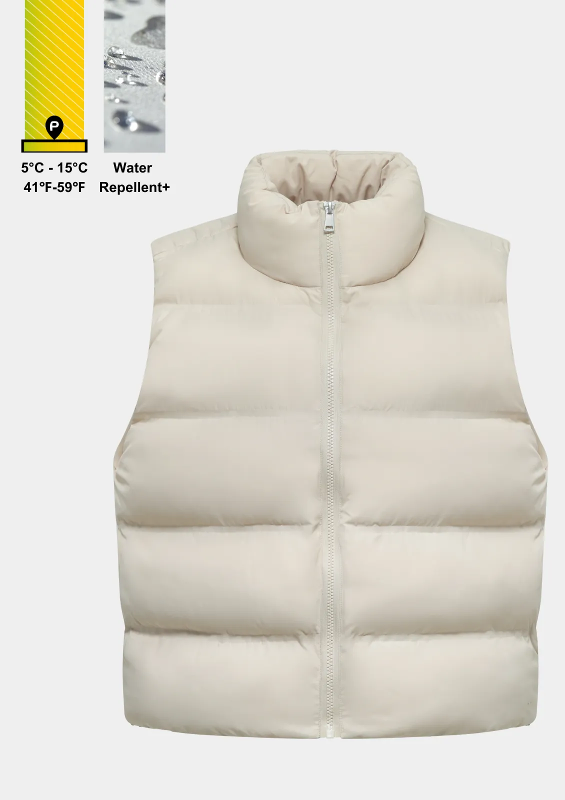 Winter Warmer Seamless Water Repellent Gilet Vest