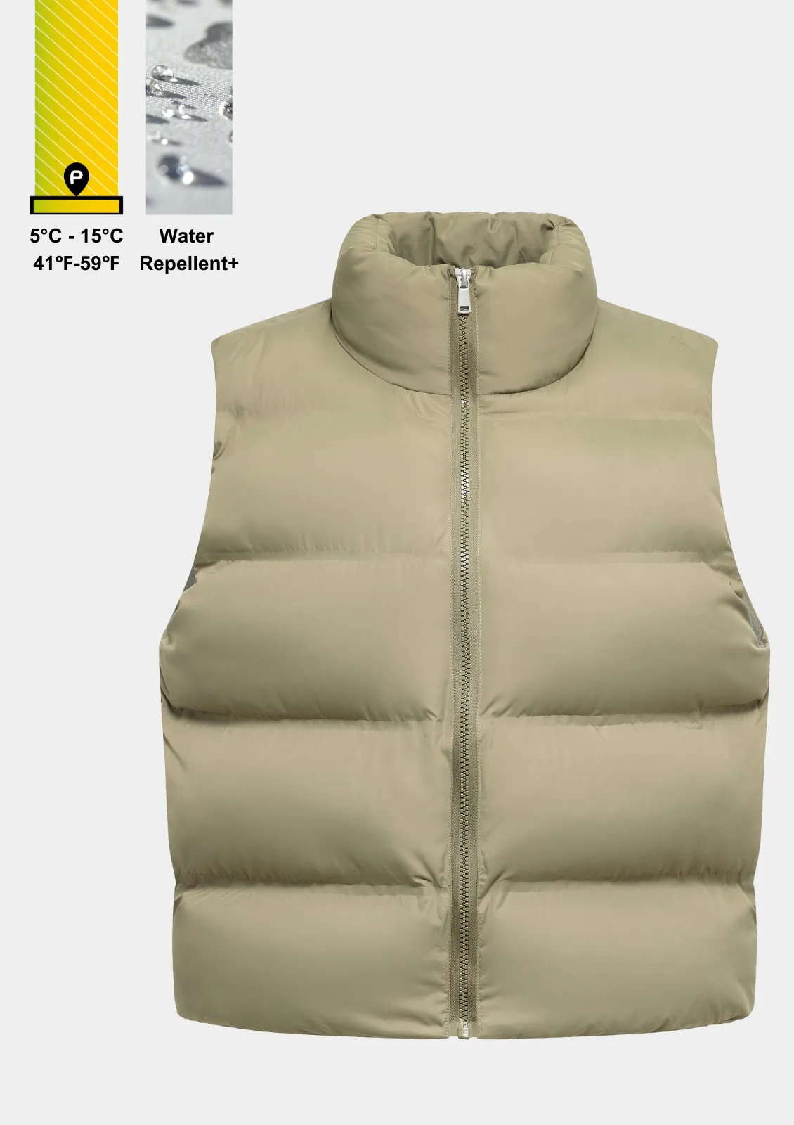 Winter Warmer Seamless Water Repellent Gilet Vest