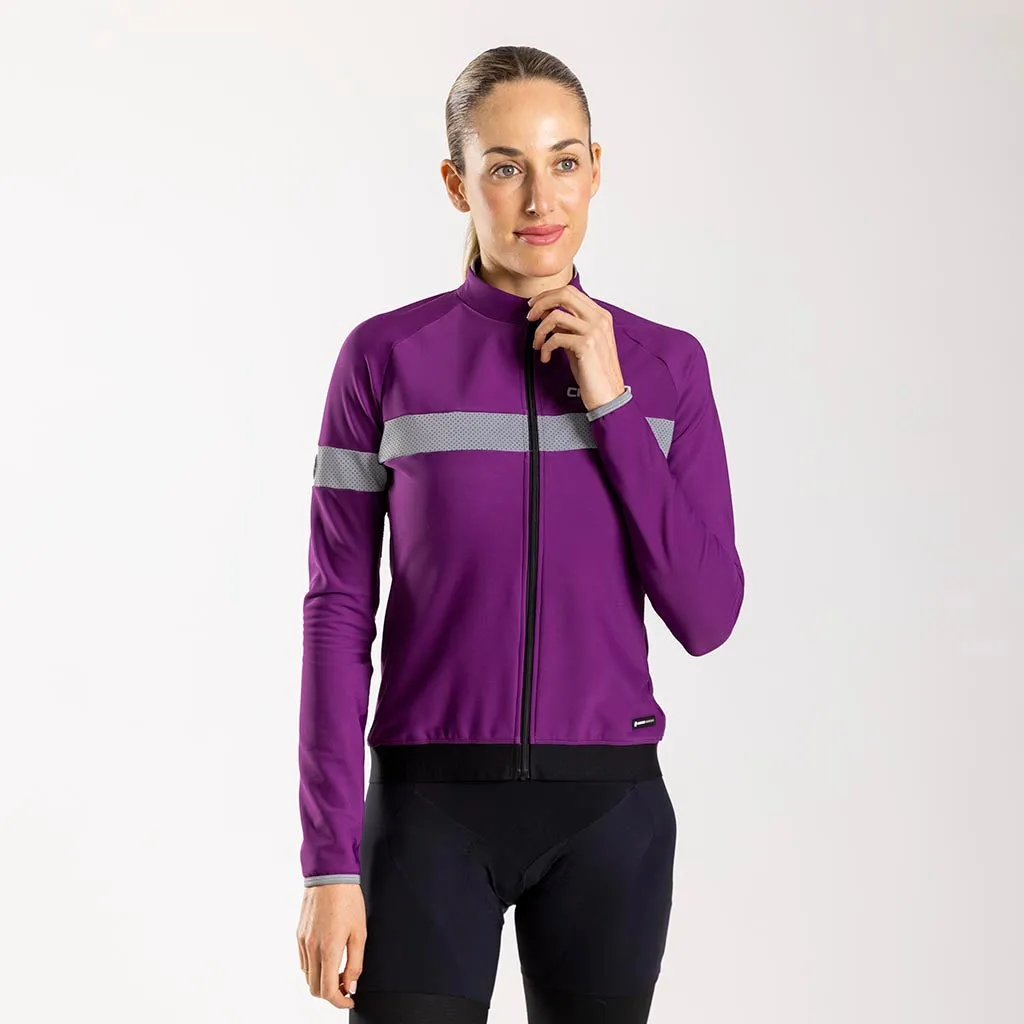 Women's Faro Cycling Jacket (Plum)