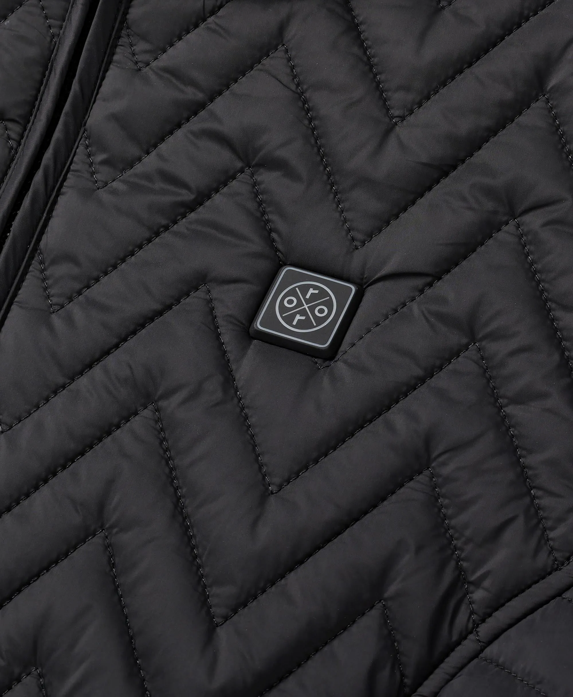 Women's Heated Chevron Quilted Vest