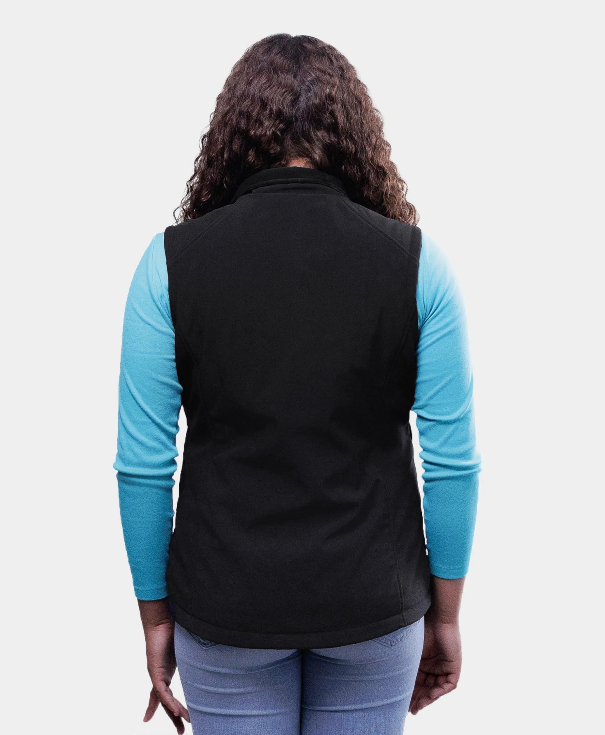 Women's Heated Softshell Vest - Lower Back Heating