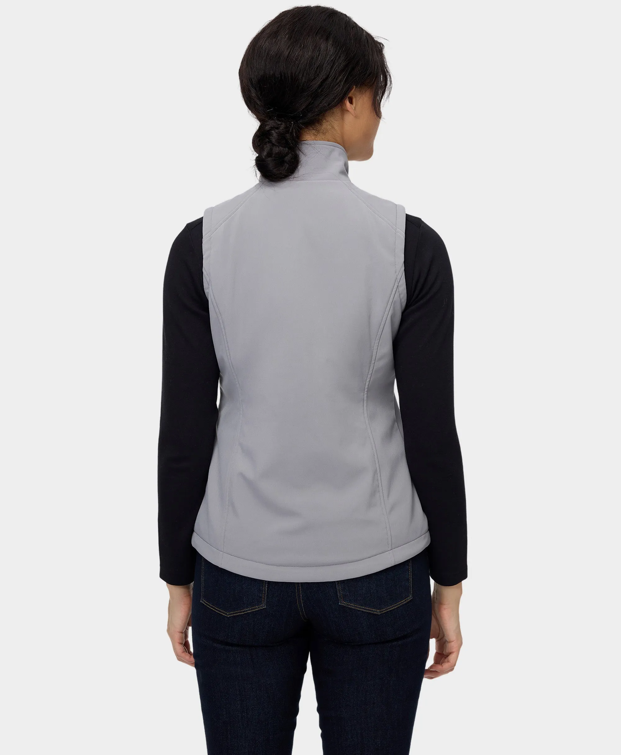 Women's Heated Softshell Vest - Lower Back Heating