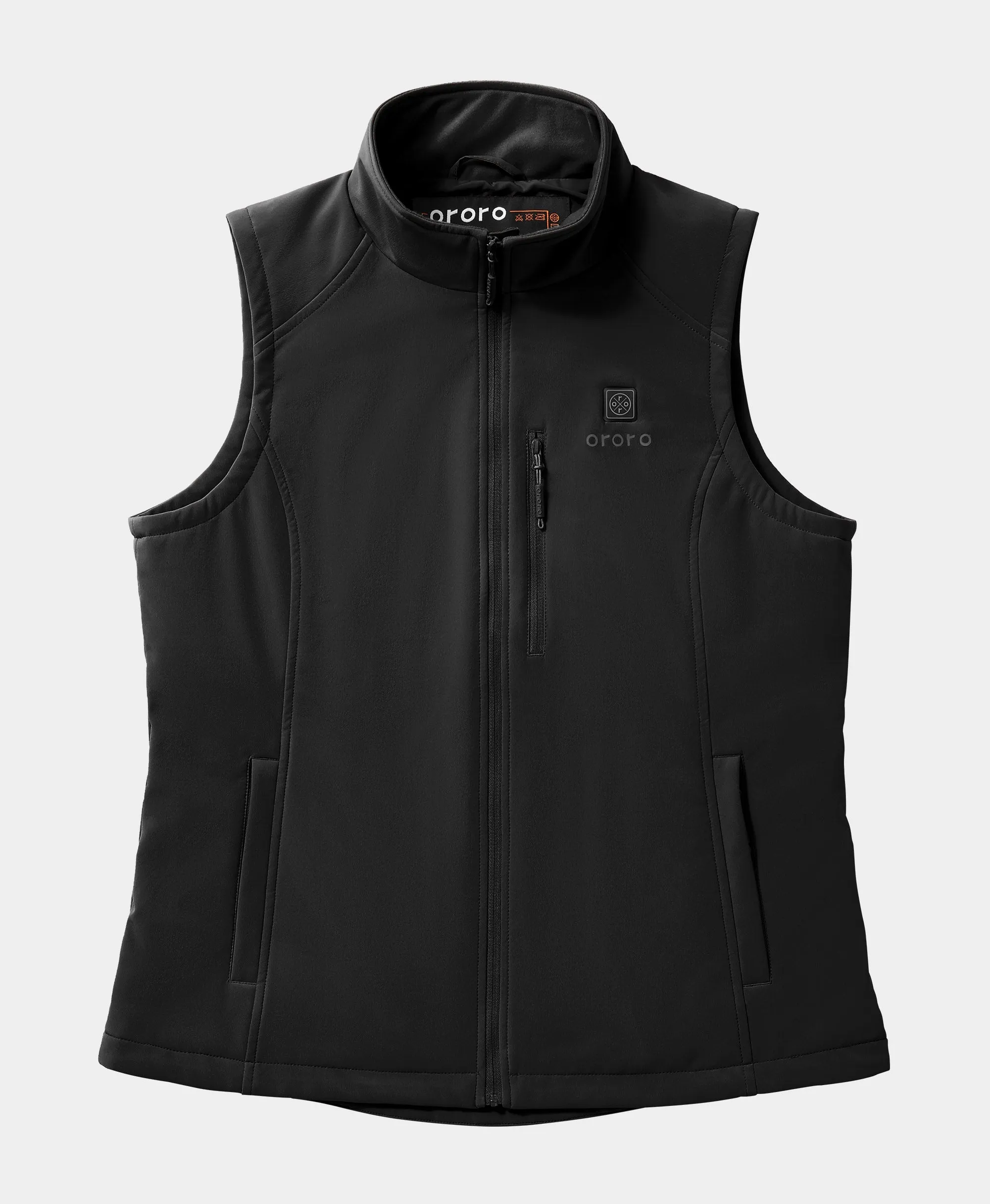 Women's Heated Softshell Vest - Lower Back Heating